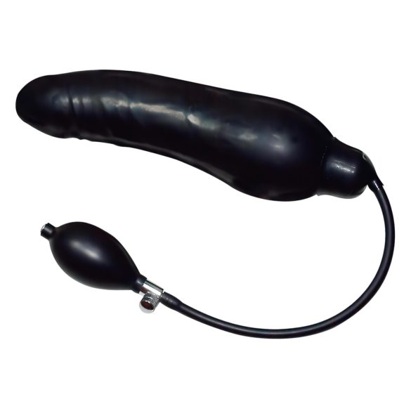 You2Toys - dilatator anal pompat din latex - negru mare