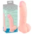 Medical - dildo din silicon medical 20cm - culoare naturală