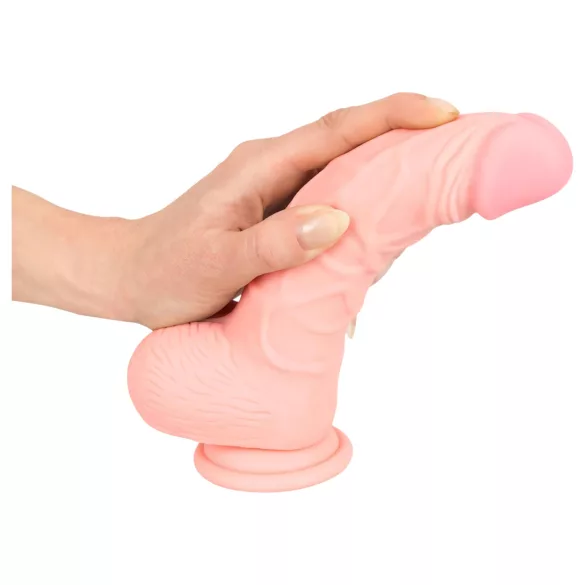Medical - dildo din silicon medical 20cm - culoare naturală