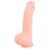 Medical - dildo din silicon medical 20cm - culoare naturală