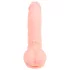 Medical - dildo din silicon medical 20cm - culoare naturală