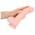 Medical - dildo din silicon medical 20cm - culoare naturală