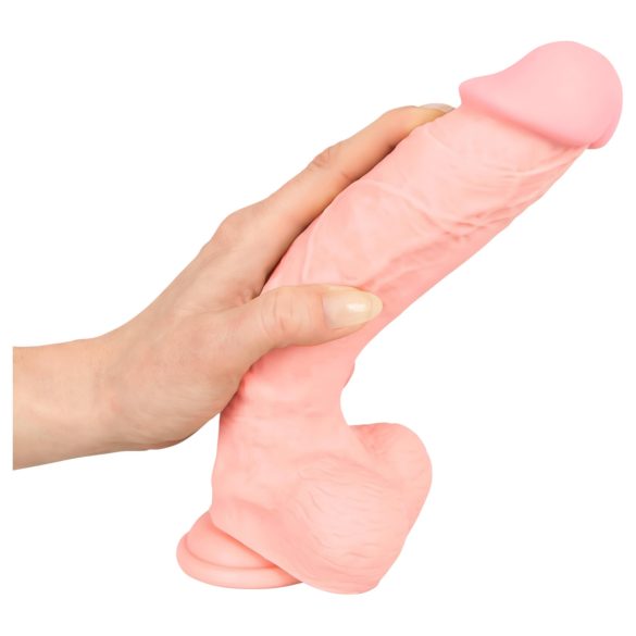 Medical - dildo din silicon medical 24cm - culoare naturală