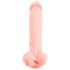 Medical - dildo din silicon medical 24cm - culoare naturală