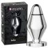 mystim Little John - plug anal electric - argintiu (mare)