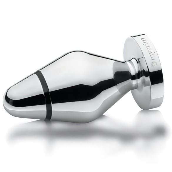 mystim Little John - plug anal electric - mare - argintiu