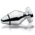 mystim Little John - plug anal electric - mare - argintiu