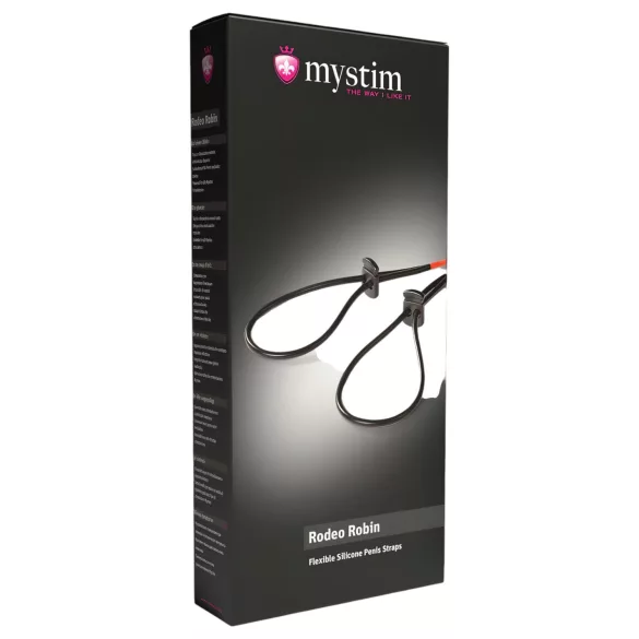 mystim Rodeo Robin - inel electrostimulare penis și testicule