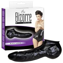   You2Toys - Prezervativ pentru penis și testicule din latex (negru) - Be Bizarre