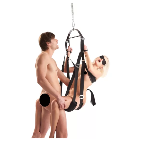 Bad Kitty - set de leagăn sexual (negru)