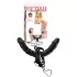 Pipedream - Vibrator dublu cu ham (negru) - Fetish