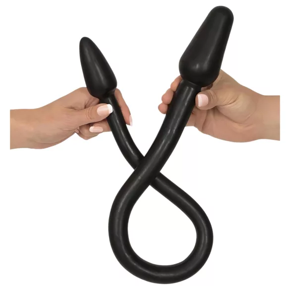 Rebel Double Plug - dop plug anal dublu conic (negru)