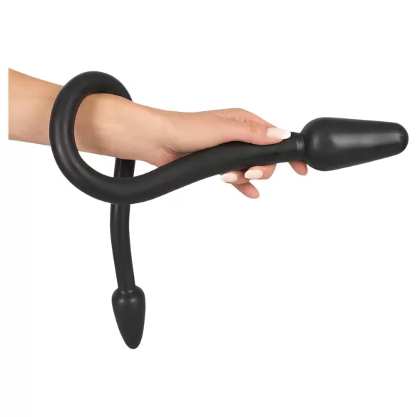 Rebel Double Plug - dop plug anal dublu conic (negru)