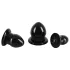 You2Toys - Stretching Plug Kit - set de dopuri anale - 3 bucăți (negru)
