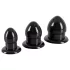 You2Toys - Stretching Plug Kit - set de dopuri anale - 3 bucăți (negru)
