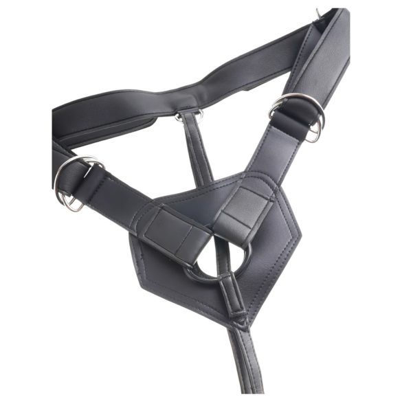 King Cock - dildo cu curea - 15cm - culoare natur