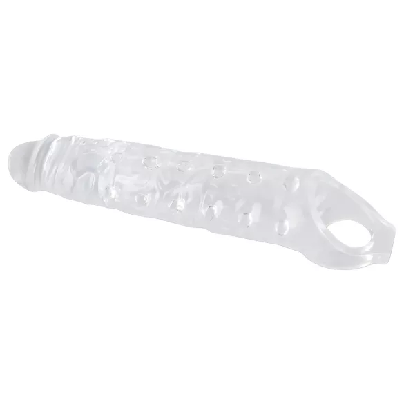 Crystal Skin - prelungitor penis cu noduli - material flexibil