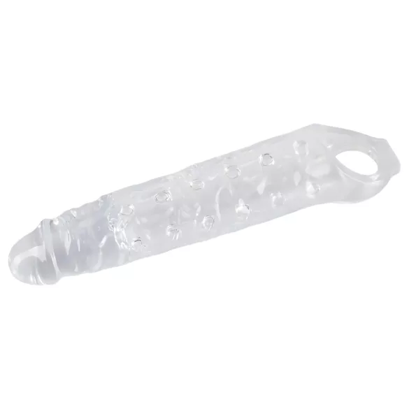 Crystal Skin - prelungitor penis cu noduli - material flexibil