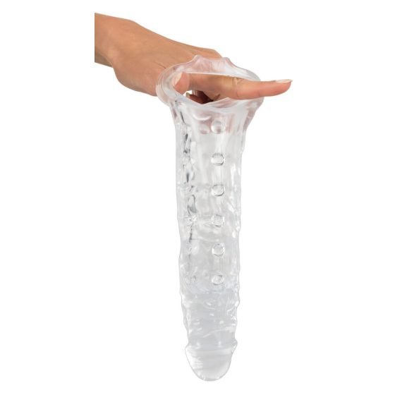 Crystal Skin - Extensor de penis cu design cu sfere
