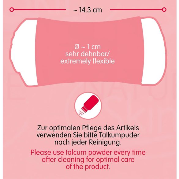 Nature Skin - masturbator vagin și anus - material realistic