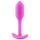 b-vibe - dop anal cu greutate internă 55g - silicon roz