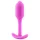 b-Vibe Snug Plug 1 - dop anal cu greutate internă (55 g, roz)