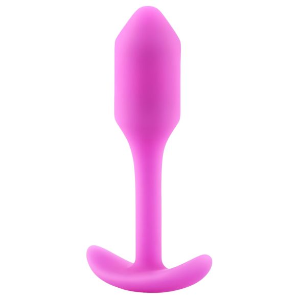 b-vibe - dop anal cu greutate internă 55g - silicon roz