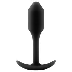   b-vibe Snug Plug 1 - dop anal cu greutăți interioare (55g) - negru