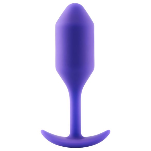 b-vibe - dop anal cu două bile - masă 114g - mov