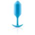 b-vibe - dop anal cu bile duble - 180g - albastru