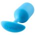 b-vibe - dop anal cu bile duble - 180g - albastru