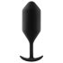 b-vibe - dop anal cu bile duble - 257g - silicon negru
