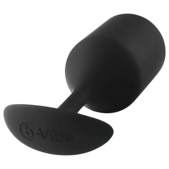 b-vibe - dop anal cu bile duble - 257g - silicon negru