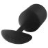 b-vibe - dop anal cu bile duble - 257g - silicon negru