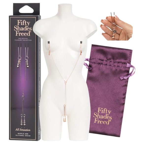 Cincșpe nuanțe de libertate - clipsuri pentru sâni și pubis All Sensation