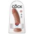 King Cock - Dildo realist - 20 cm - culoare închisă