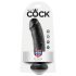King Cock - dildo realist - negru 20 cm