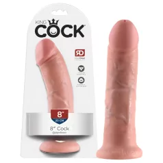 King Cock - dildo realist - 20 cm - culoare natur