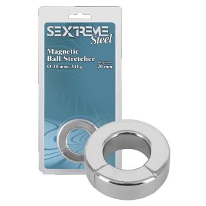 Sextreme - inel magnetic greu pentru testicule și extensor (341g)