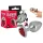 You2Toys - Diamond - dop anal din aluminiu de 85 g (argintiu-roșu)