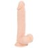 Nature Skin - dildo realist cu ventuză - culoare naturală mărime medie