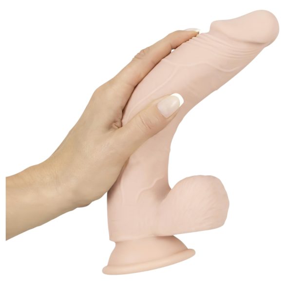 Nature Skin - dildo realist cu ventuză - culoare naturală mărime medie