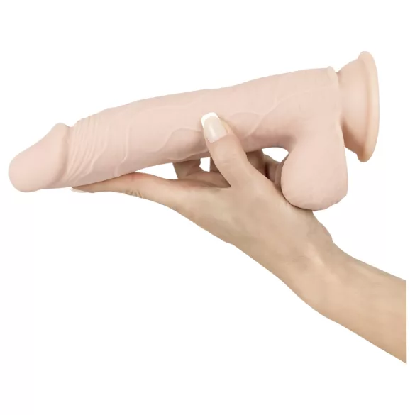 Nature Skin - dildo realist cu ventuză (culoare naturală, mărime medie)