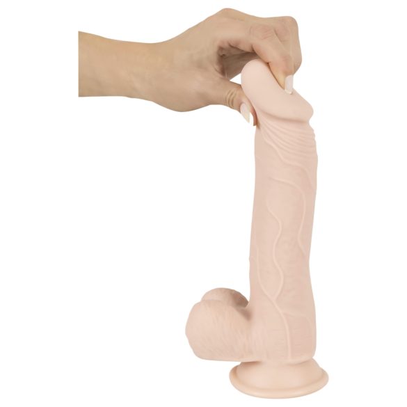 Nature Skin - dildo realist cu ventuză - culoare naturală mărime medie