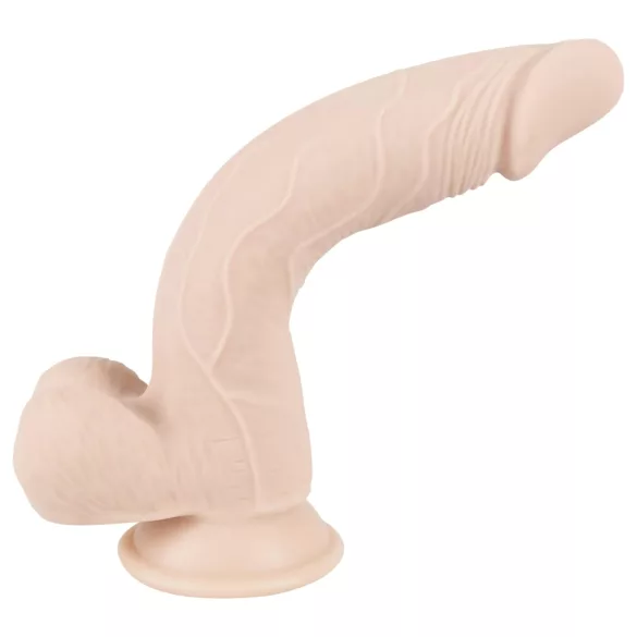 Nature Skin - dildo realist cu ventuză (culoare naturală, mărime medie)