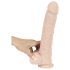 Dildo realist Nature Skin cu ventuză - mare, natural