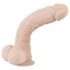 Dildo realist Nature Skin cu ventuză - mare, natural