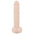 Dildo realist Nature Skin cu ventuză - mare, natural