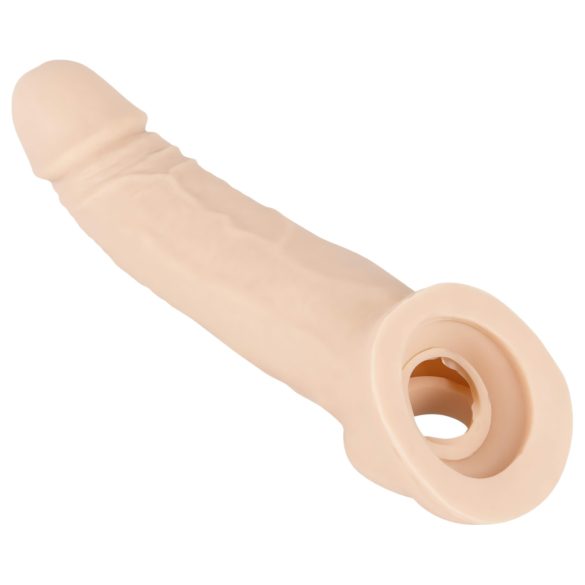 Nature Skin - Înveliș extensor cu inel regal pentru penis
