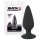 Black Velvets - dop anal greutate 40g - silicon negru